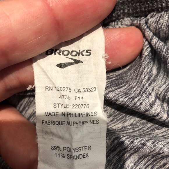 Running long sleeve: Brooks 3/4 zip - Picture 8 of 10